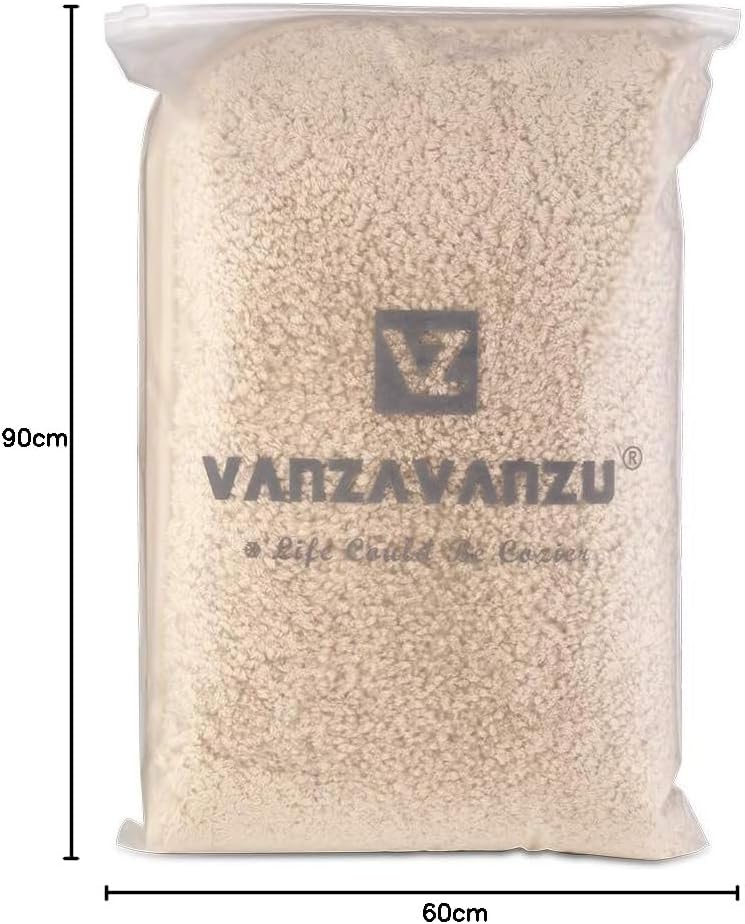 VANZAVANZU Badematte rutschfest Badteppich Verdickt Badezimmerteppich Weich Badeteppich Flauschige M