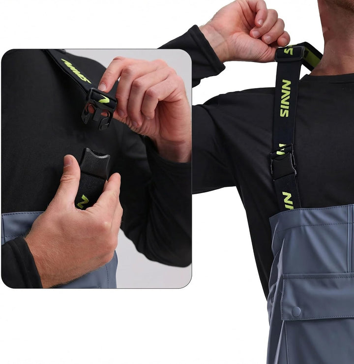 Workwear Regenlatzhose Herren Wasserdicht - 12000mm Regenhose, Arbeitshose für Baustelle, Outdoor, F
