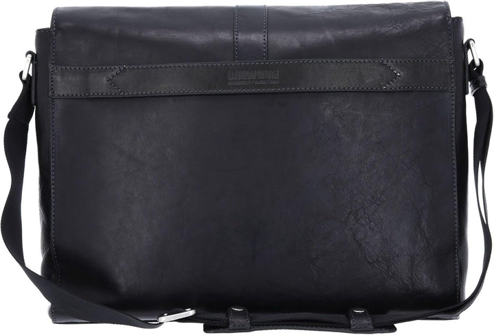 Leonhard Heyden Bergamo Messenger Bag L Black