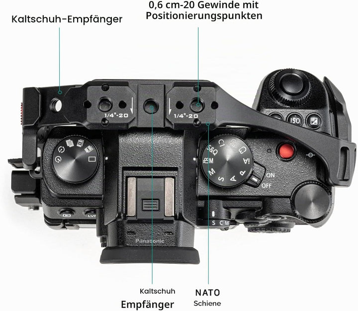 Tilta Full Camera Cage Basic Kit Kompatibel mit S5 II/S5 IIX/G9 II, Aluminiumlegierung Kamera-Videok