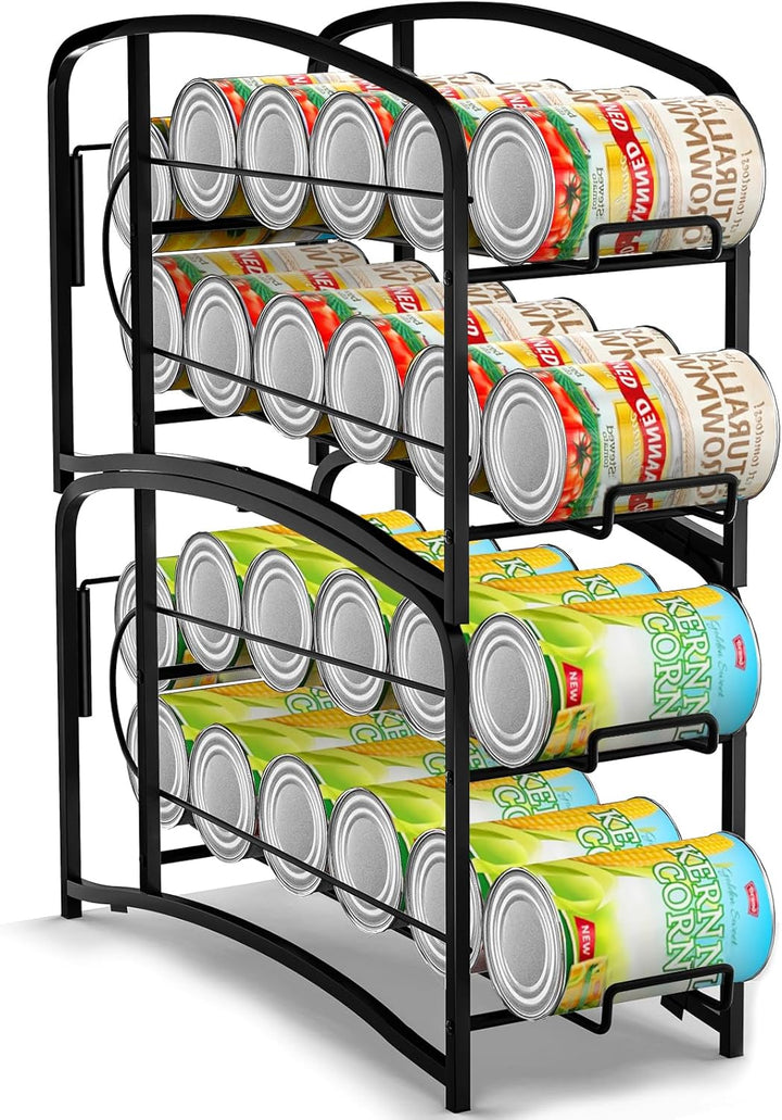 Bomclap Rollen Dosenspender Dosenhalter Kühlschrank Organizer, 2er Set Kühlschrank Dosenspender für