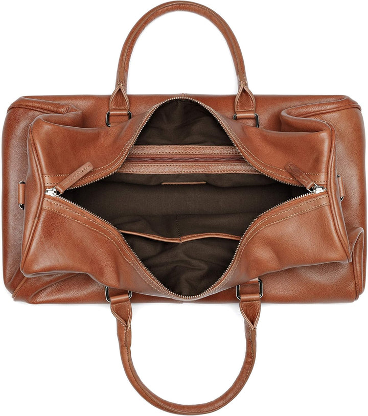 SID &amp; VAIN Weekender Seattle aus Vintage Leder I Sporttasche gross für Herren und Damen I Reisetasch