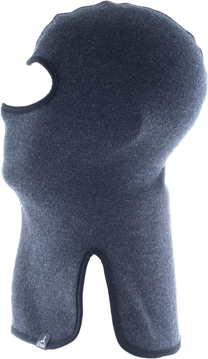 ALTIDUDE Sturmhaube Ninja Balaclava Gesichtsmaske 100% Merino Frottier Wolle