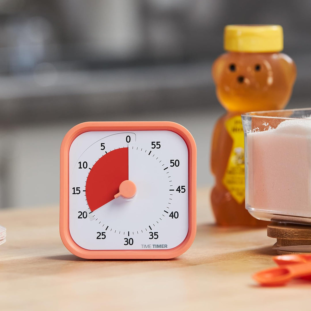 Time Timer Home MOD - 60 Minuten Visueller Timer Home Edition für Kinder – Homeschooling, Timer für