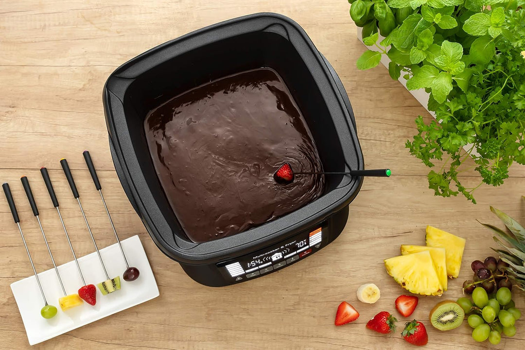 SENCOR MULTIFUNKTIONALE FRITTEUSE/18 Funktionen/Kapazität von 4,8 Litern/Griff mit cooler Touch-Tech