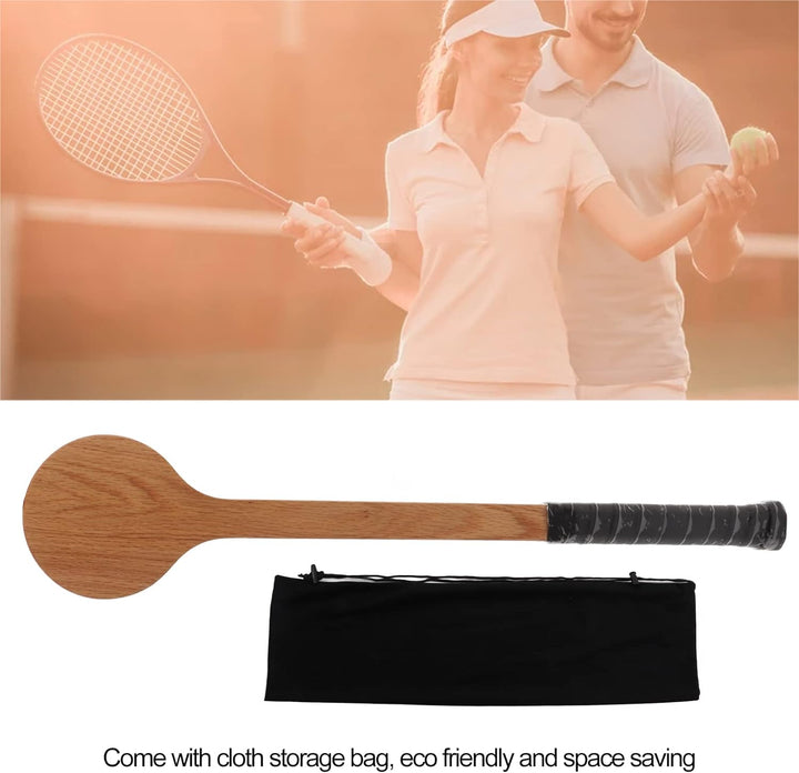 Fockety Tennis Pointer, Professioneller Holzlöffel Tennis Sweet Pointer Trainingshilfe, Holz-Tennisl