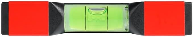 PRO600 Mini Wasserwaage 12cm mit Ergonomischen Profil - ERS+ (Easy Reading System) Präzise Kleine Wa