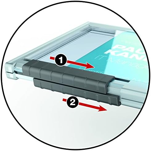 Durable Kartenhalter Pushbox Duo, 10 Stück, transparent, 892119 Für 2 Karten ohne Befestigung, Für 2