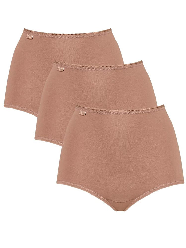 Sloggi Damen Slip (3er Pack), 38 Brush