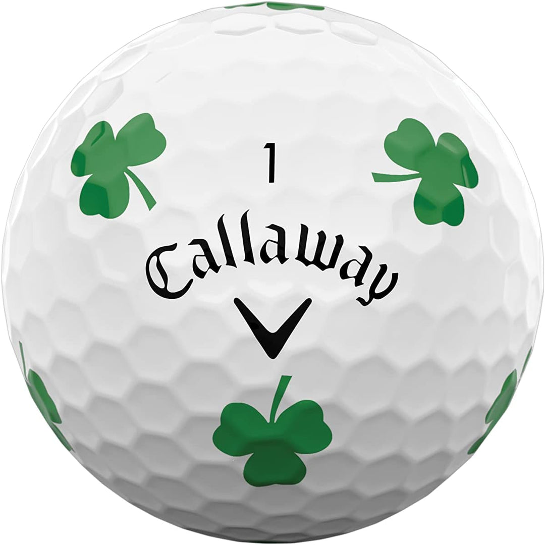 Callaway Golf Chrome Soft Golfbälle (Serie 2022) Kleeblatt, Kleeblatt
