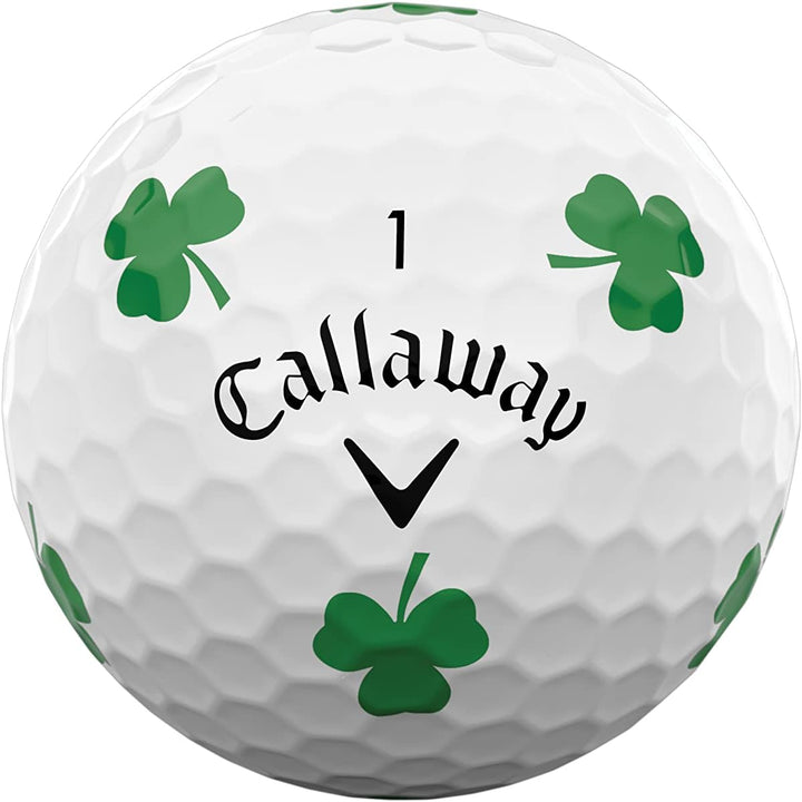 Callaway Golf Chrome Soft Golfbälle (Serie 2022) Kleeblatt, Kleeblatt
