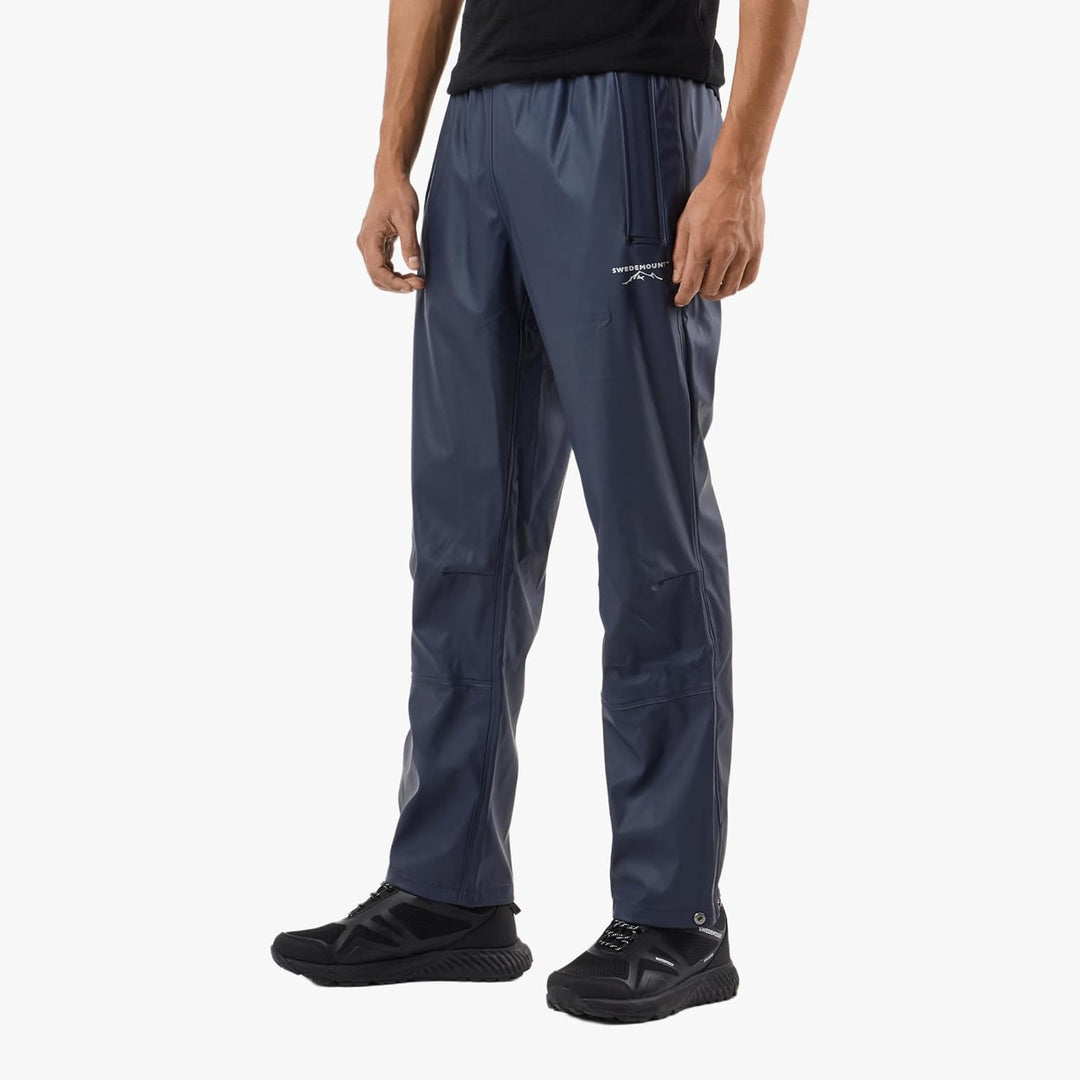 Swedemount Väderöarna Regenhose für Herren wasserdichte und Winddichte Hose M Navy/Black, M Navy/Bla