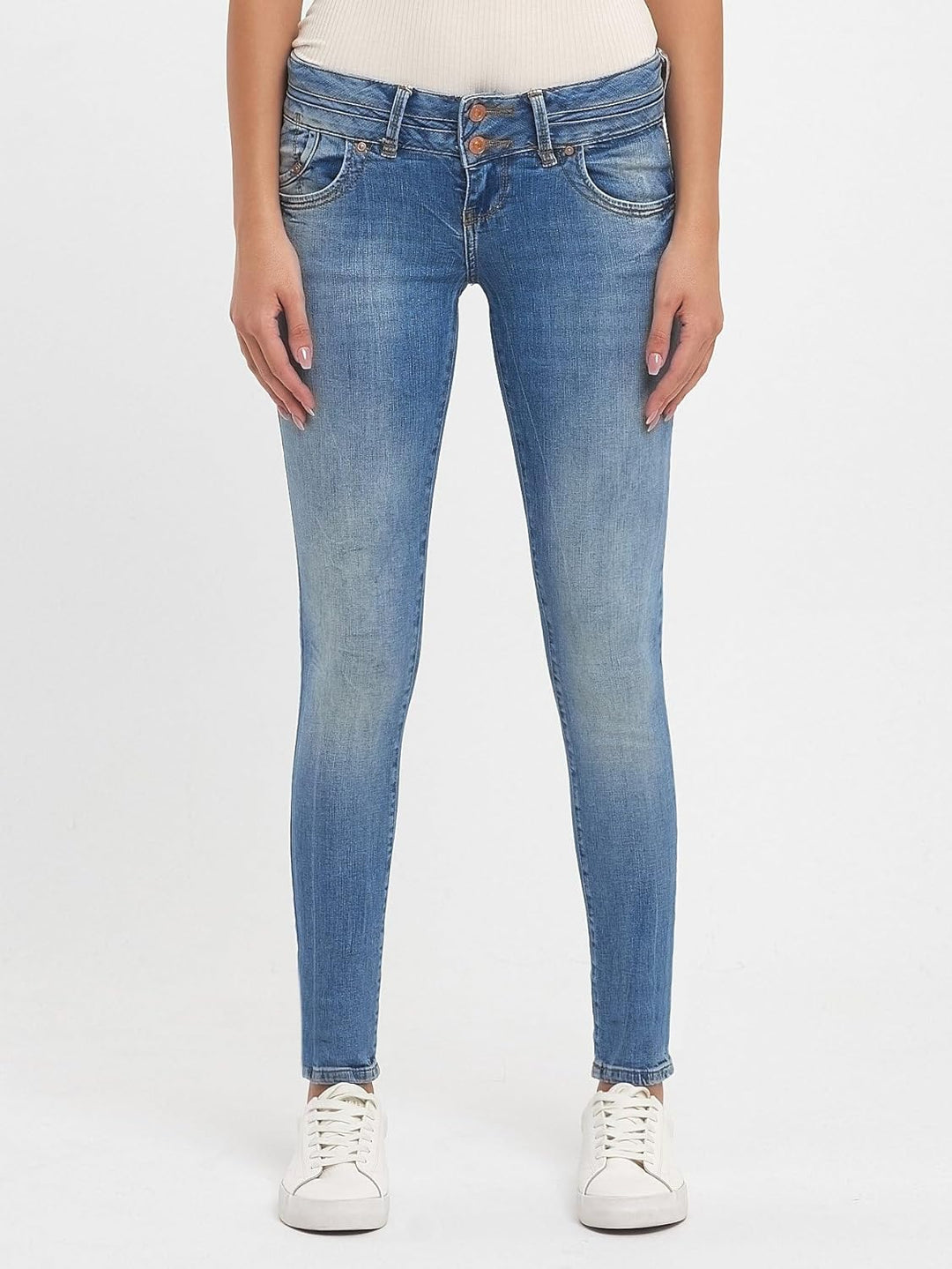 LTB Jeans - Damen - Julita X - Low Waist - Slim Fit Jeans - Hosen 24W / 30L Lelia Undamaged Wash 536