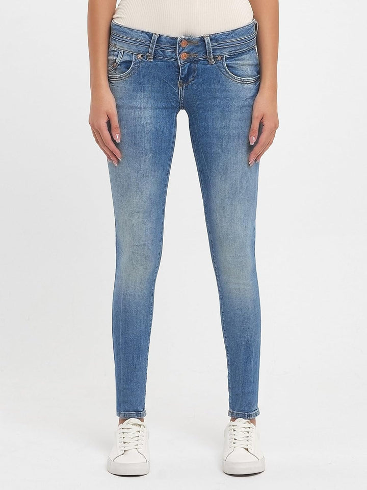 LTB Jeans - Damen - Julita X - Low Waist - Slim Fit Jeans - Hosen 24W / 30L Lelia Undamaged Wash 536