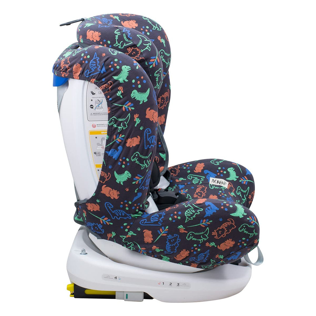 JYOKO KIDS Bezug Kompatibel mit Star Ibaby, Baby Auto Fix Noe (Happy Dino), Happy Dino