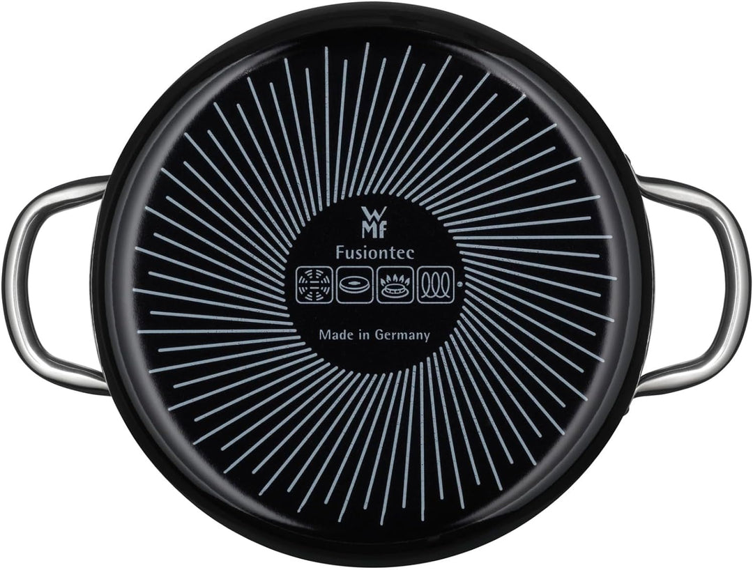 WMF Fusiontec Inspire Kochtopf gross, 24 cm, Glasdeckel, Bratentopf Induktion, 4,4l, High-Tech Keram