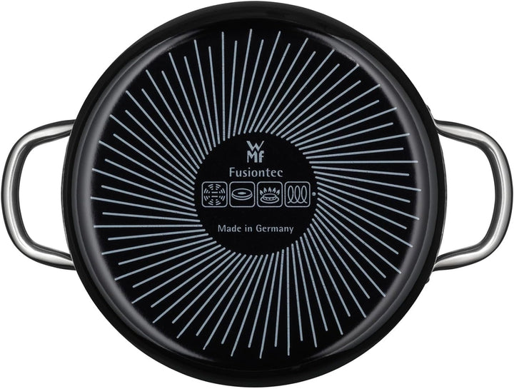 WMF Fusiontec Inspire Kochtopf gross, 24 cm, Glasdeckel, Bratentopf Induktion, 4,4l, High-Tech Keram