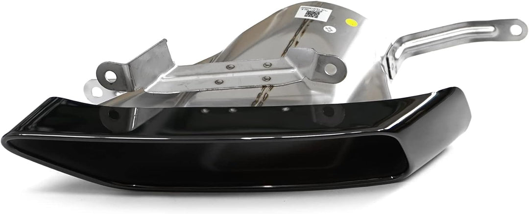 Audi 8W0071762B Endrohrblende rechts Blende Auspuffblende, schwarz, nur für Quattro + Automatik + 2.