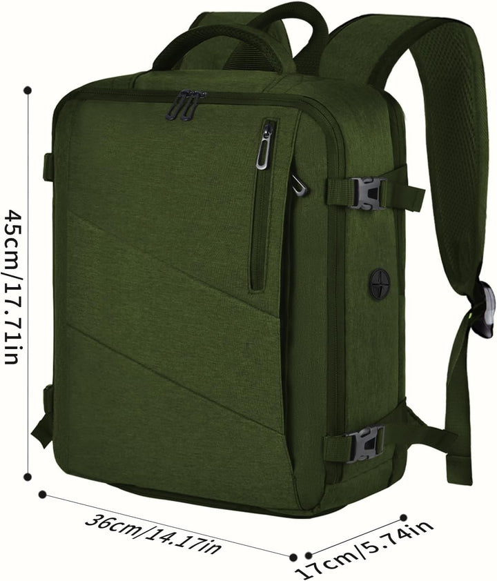 Leyrica Handgepäck Reiserucksack 45x36x20 für Easyjet, Rucksack Tasche Wasserdichter Flugzeug Reiset