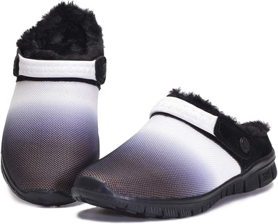 Eagsouni Clogs Hausschuhe Herren Damen Winter Gartenschuhe Haus Pantoffeln Warme Plüsch Gefüttert Ga