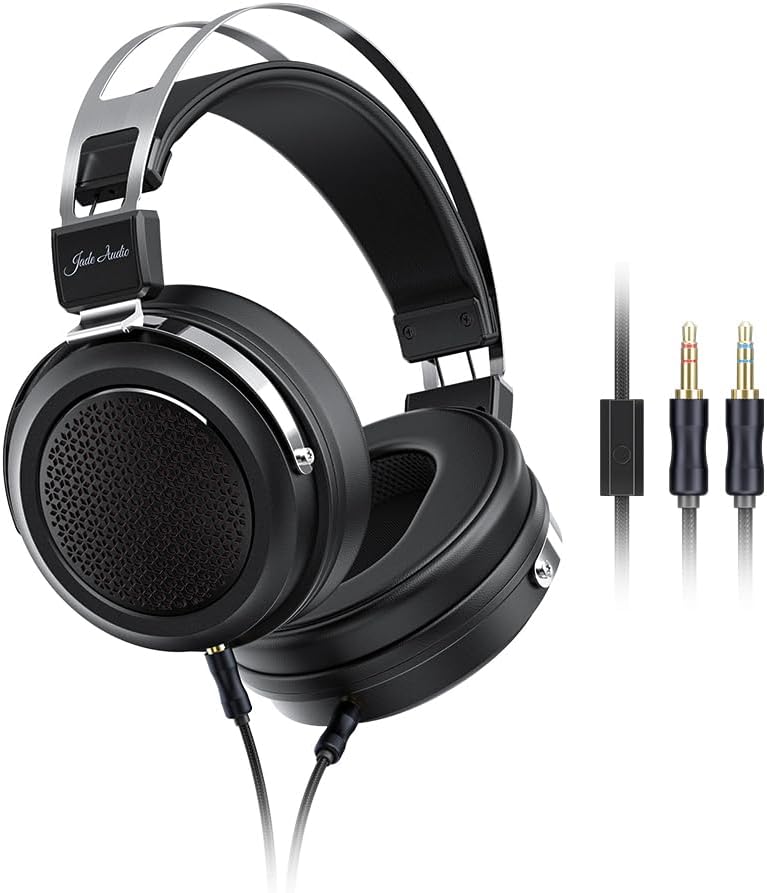 FiiO JadeAudio JT1 Professionelle Studio-Kopfhörer für Aufnahmen, Gaming-Headset mit Mikrofon, 50 mm