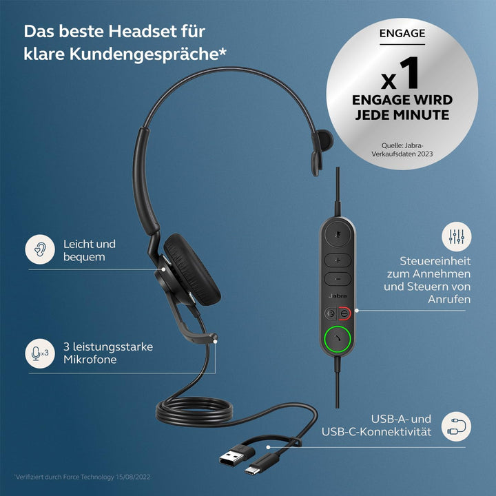 Jabra Eng. 50II Mono 5093-299-2269