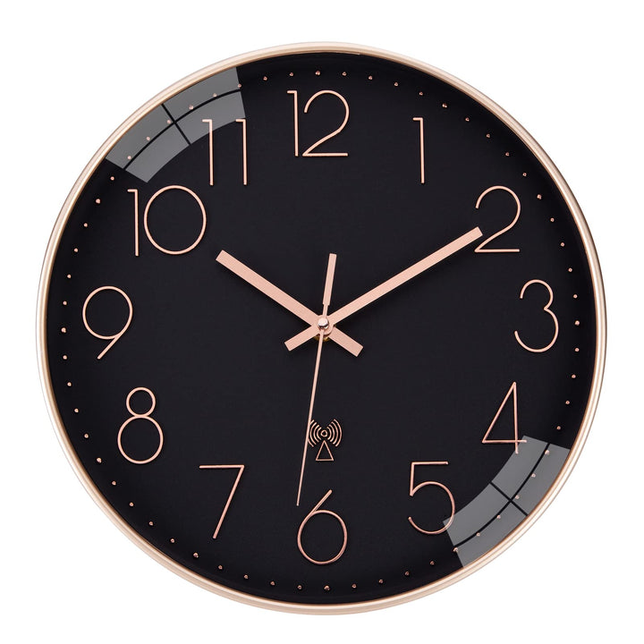 Wanduhr Funk Lautlos Funkuhr Wand Wanduhr Ohne Tickgeräusche 30cm Quarz Batterie Gross Einfach zu Le
