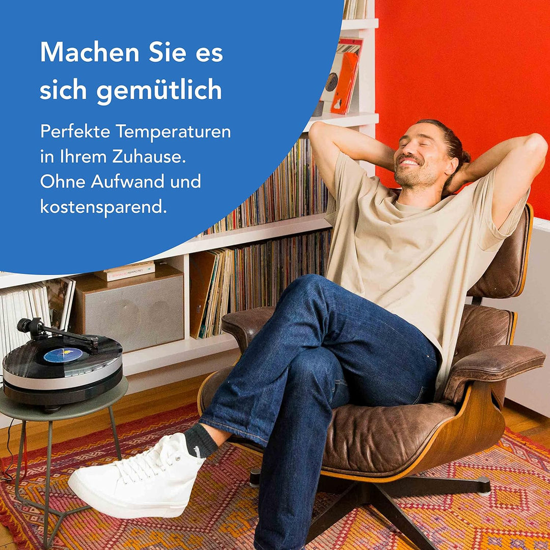 tado° smart home Thermostat (Funk) – Wifi Starter Kit V3+ mit Standfuss – digitale Heizungssteuerung