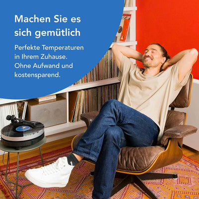 tado° smart home Thermostat (Funk) – Wifi Starter Kit V3+ mit Standfuss – digitale Heizungssteuerung