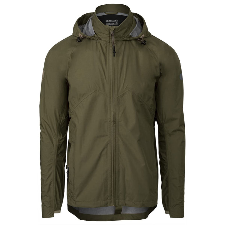 AGU Giacca Compact Rain Venture Unisex Verde Militare
