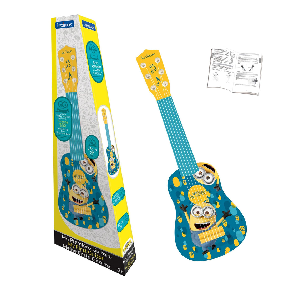 Lexibook Universal Ich - Einfach Unverbesserlich 3 Minions, Meine erste Gitarre, 6 Nylonschnüre, 53