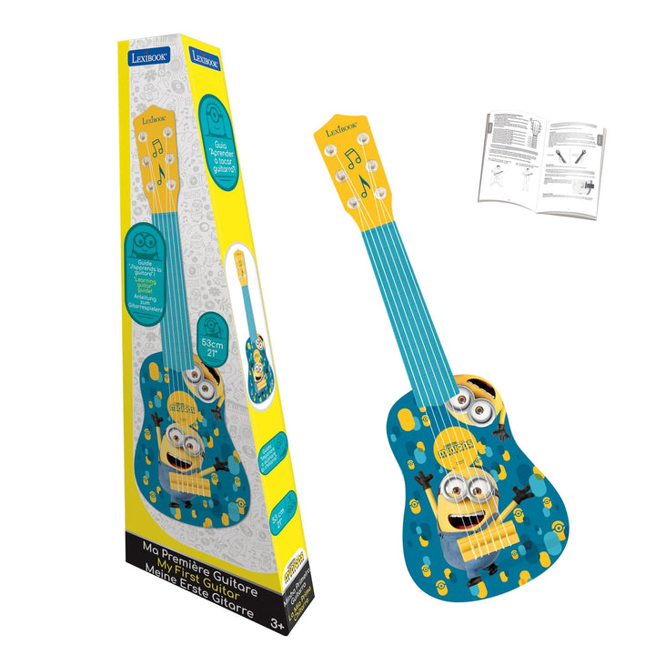 Lexibook Universal Ich - Einfach Unverbesserlich 3 Minions, Meine erste Gitarre, 6 Nylonschnüre, 53