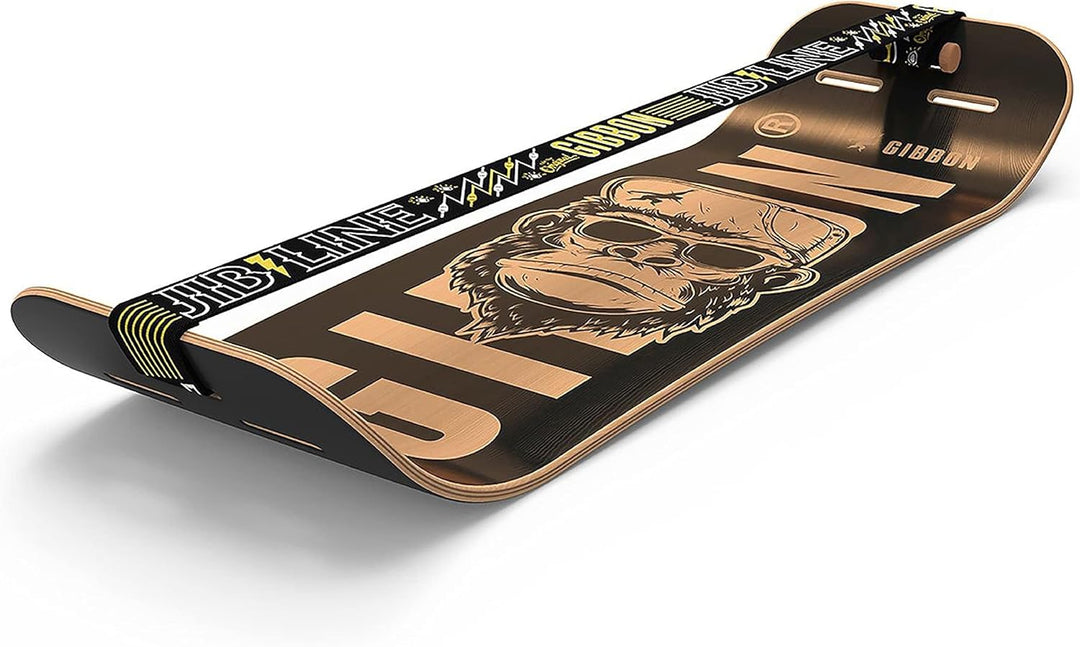 GIBOARD-SET BONZO CLASSIC - Innovatives Balance Board | Freestyle-Workout | hochwertiges Buchenholz