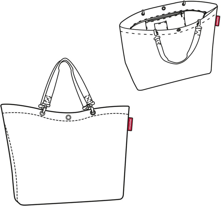 reisenthel shopper XL – Geräumige Shopping Bag und edle Handtasche in einem – Aus wasserabweisendem