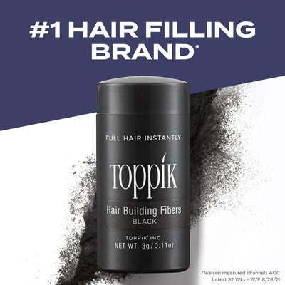 Toppik Haarfasern, Mittelbraun, natürlich gewonnene Fasern aus Keratin für voller aussehendes Haar 2