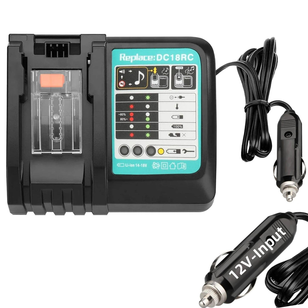 Autoladegerät für Makita 18V14.4VAkku,Ersatz für Makita DC18RC BL1860 Multi Voltage Akku DIY Ladeger