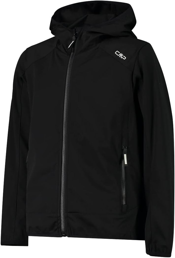 CMP Jungen Fixed Hood Softshelljacke EU 92 nero, EU 92 nero