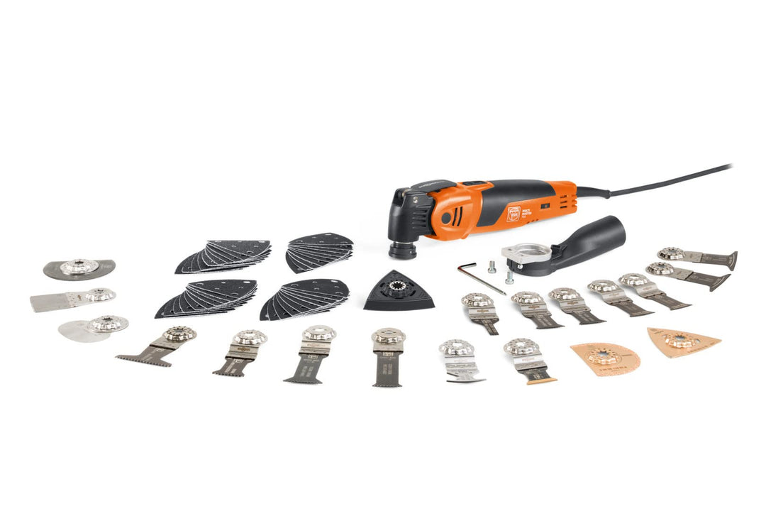 FEIN Multimaster, Oszillierer MM 700 Max Top (450 Watt, StarlockMax, inkl. viel Zubehör) 72296861000
