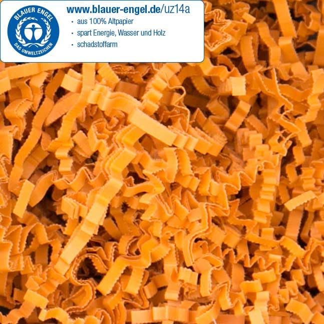 5 KG PresentFill® Füllmaterial Mandarin - umweltfreundliches Polstermaterial aus 100% Recycling Papi