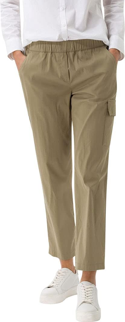 BRAX Damen Style Morris S Jogging-Variante Hose 48 Khaki, 48 Khaki