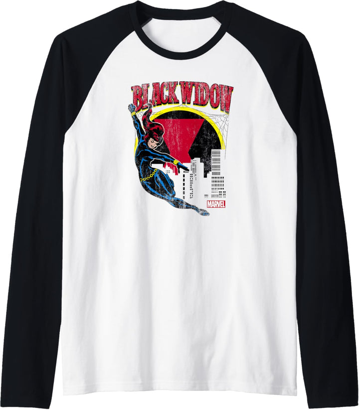 Marvel Black Widow Web Slinger Raglan