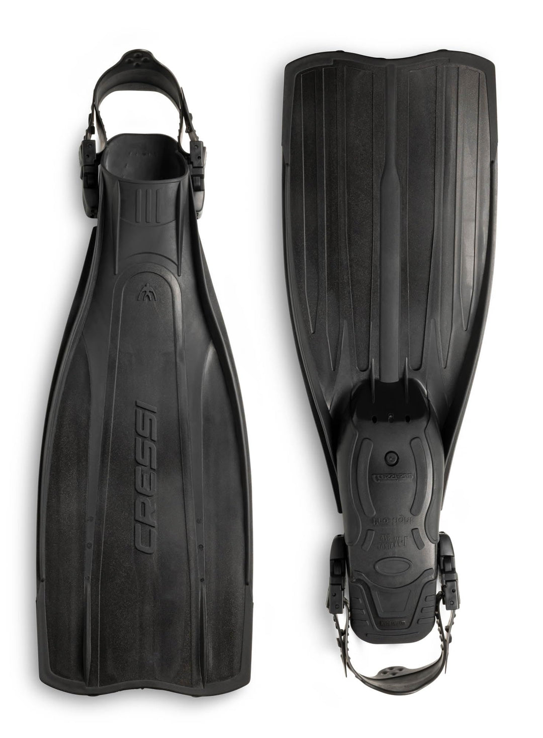 Cressi Pro Light Open Heel Tauchen Flossen XS/S (37/39) Schwarz/Schwarz, XS/S (37/39) Schwarz/Schwar