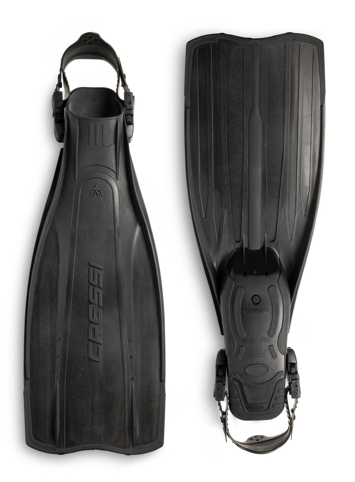 Cressi Pro Light Open Heel Tauchen Flossen XS/S (37/39) Schwarz/Schwarz, XS/S (37/39) Schwarz/Schwar
