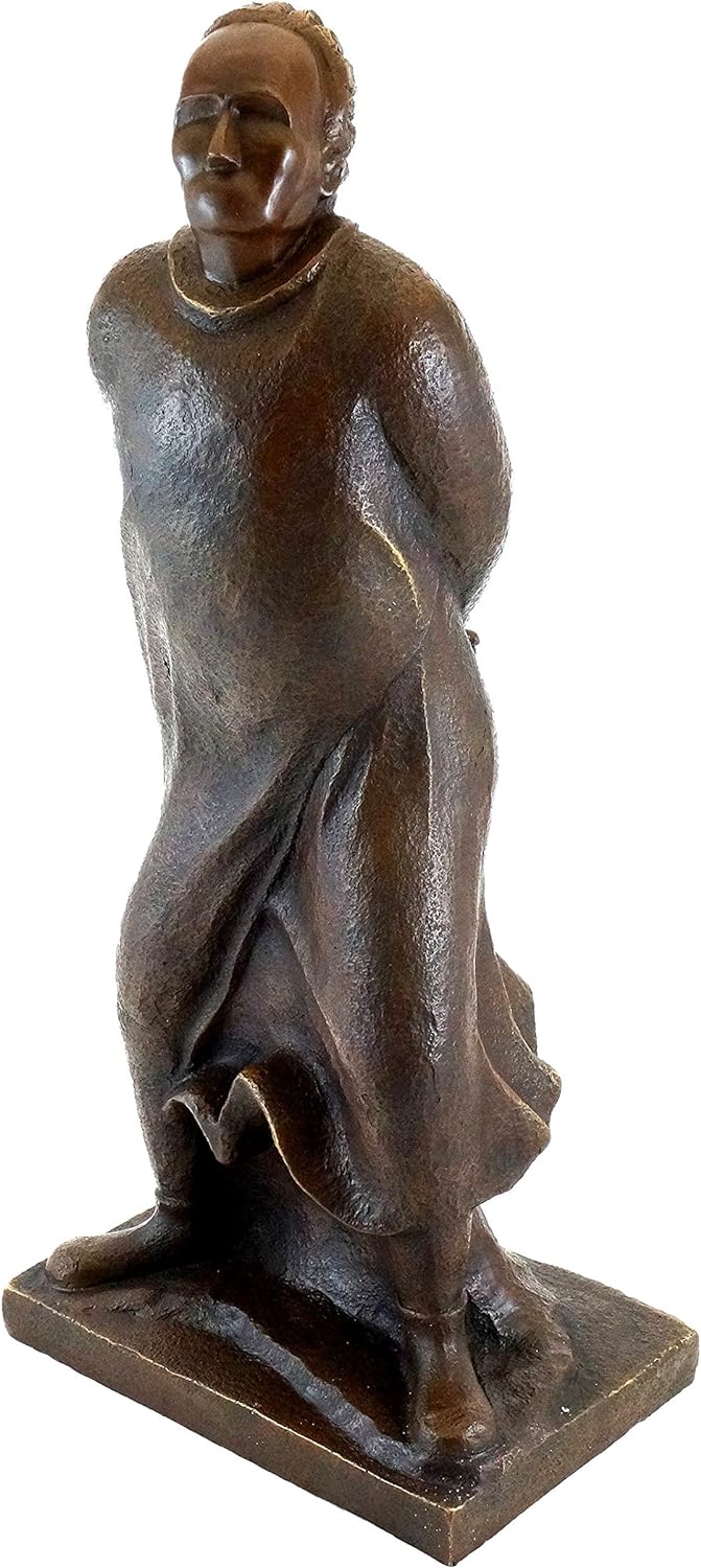 Kunst & Ambiente - Der Spaziergänger - 1912 - Ernst Barlach Skulptur - signiert - Bronzestatue - Fig
