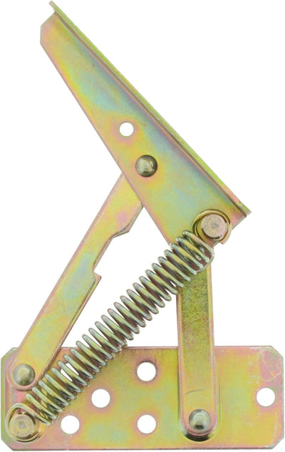 ToniTec 2x Klappenbeschlag Klappscharnier Truhenbeschlag Klappbeschlag mit Feder, mit Feder