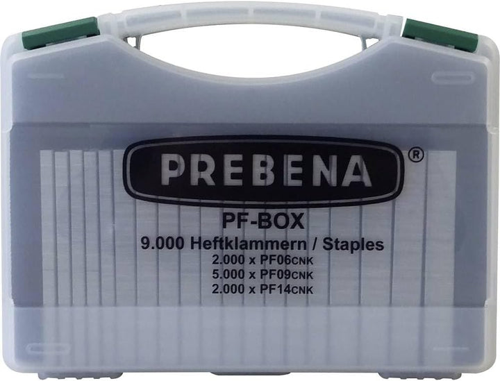 Prebena Heftklammern in Sortiments-Koffer PF-BOX
