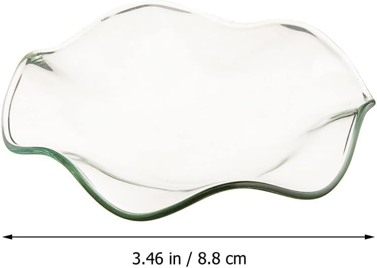HOMSFOU Ersatzglas Schale Für Aroma Lampe 3 Stück 3.5 Zoll Ätherische Öle Duftlampe Wachs Schmelzsch