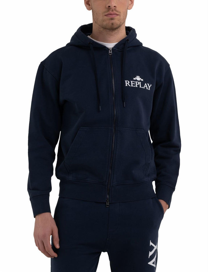 Replay Herren Kapuzenpullover, Blue 085