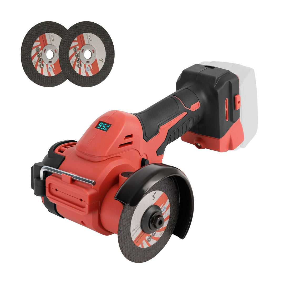 Bürstenloser Mini-Winkelschleifer, kompatibel mit Milwaukee M18, 20.000 U/min, 400 W, kabelloses Sch