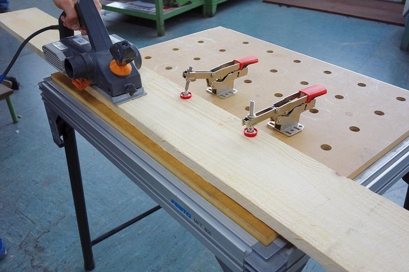 Bessey STC-IHH25-T20 Schubstangenspanner mit waagerechter Grundplatte STC-IHH/35 mit Zubehör-Set